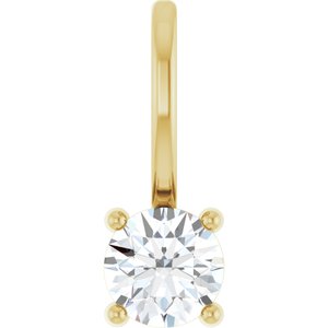 1/4 Ct Natural Diamond Pendant