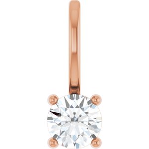 1/4 Ct Natural Diamond Pendant