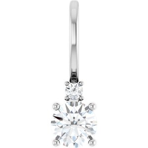 1/4 Ctw Natural Diamond Pendant