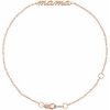 14K Rose Mama 6 1/2-7 1/2″ Bracelet