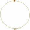 14K Yellow Natural Citrine 6 1/2-7 1/2″ Bracelet