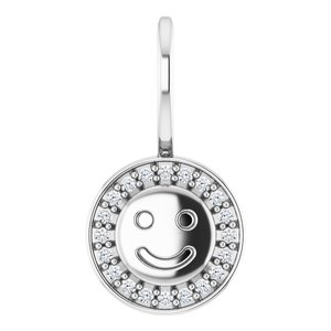 Smiley Face Charm Pendant Mounting