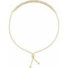 14K Yellow 1 CTW Lab-Grown Diamond Bolo 9 1/2″ Bracelet