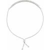 14K White 1 CTW Lab-Grown Diamond Bolo 9 1/2″ Bracelet