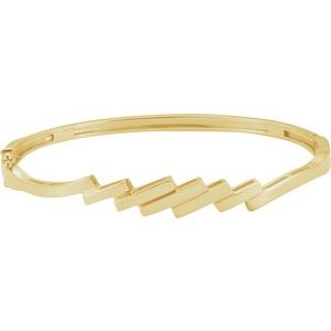 Hinged Bangle Bracelet