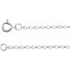 Sterling Silver 1.1 mm Rolo 7″ Chain