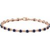 14K Rose Lab-Grown Blue Sapphire 7 1/4″ Line Bracelet