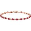 14K Rose Lab-Grown Ruby 7 1/4″ Line Bracelet