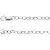 Sterling Silver 2.5 mm Cable 7″ Chain