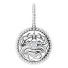 Platinum 2 mm Round Cancer Accented Zodiac Charm/Pendant Mounting