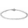 14K White 3 CTW Lab-Grown Diamond 7 1/4″ Line Bracelet