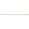 14K Rose 2.3 mm Round Accented 7 1/4″ Line Bracelet Mounting