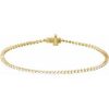 14K Yellow 1 1/2 CTW Lab-Grown Diamond 7 1/4″ Line Bracelet