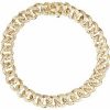 14K Yellow 1 1/2 CTW Natural Diamond Link 7″ Bracelet