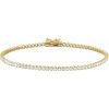 14K Yellow 1 5/8 CTW Lab-Grown Diamond Line 6 1/2″ Bracelet