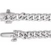 14K White 1/2 CTW Natural Diamond Link 7 1/4″ Bracelet