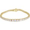 14K Yellow 6 CTW Lab-Grown Diamond Line 7″ Bracelet