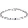 14K White 6 CTW Lab-Grown Diamond Line 7″ Bracelet