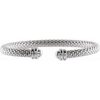 Sterling Silver Raspberry Cuff 7 1/2″ Bracelet