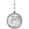 Sterling Silver 1.5 mm Round Accented Water Element Pendant Mounting