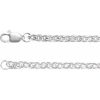 Sterling Silver 2.8 mm Cable 7″ Chain