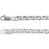 Sterling Silver 4.4 mm Cable 7″ Chain