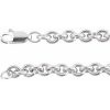 Sterling Silver 4.4 mm Cable 16″ Chain