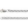 Sterling Silver 4 mm Cable 7″ Chain