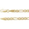 14K Yellow 3.95 mm Hollow Anchor 24″ Chain