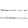 Sterling Silver 3.9 mm Puffed Oval Cable 20″ Chain