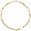 14K Yellow 1/10 CT Lab-Grown Diamond Link 7″ Bracelet