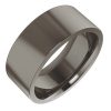 Titanium 8 mm Flat Comfort-Fit Band Size 9.5