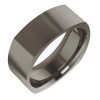 Titanium 7 mm Square Comfort-Fit Band Size 10