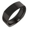 Zirconium 6 mm Square Comfort-Fit Band Size 10