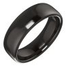 Zirconium 6 mm Comfort-Fit Standard Weight European-Style Band Size 9.5