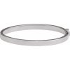 Sterling Silver 5 mm Tube Hinged Bangle 7″ Bracelet