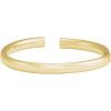 14K Yellow 6 mm Hinged Cuff 7″ Bracelet