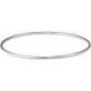 14K White 2 mm Bangle 7 3/4″ Bracelet