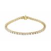 14K Yellow 5 CTW Lab-Grown Diamond Line 7″ Bracelet