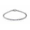 14K White 5 CTW Lab-Grown Diamond Line 7″ Bracelet