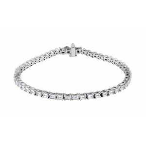 5 Ctw Lab-Grown Diamond Line Bracelet