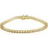 14K Yellow 2.9 mm Round Line 7″ Bracelet Mounting