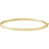 14K Yellow 2.85 mm Bangle 6 4/5″ Bracelet