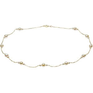 Cultured White Freshwater Pearl Necklace