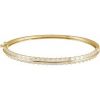 14K Yellow 2 1/6 CTW Lab-Grown Diamond 7″ Bangle Bracelet