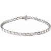 14K White 6 1/4 CTW Lab-Grown Diamond Line 7″ Bracelet