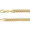 14K Yellow 5 mm Miami Cuban Curb 8″ Chain