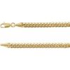 14K Yellow 4.35 mm Miami Cuban Curb 18″ Chain