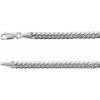 Sterling Silver 4.35 mm Miami Cuban Curb 18″ Chain