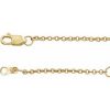 18K Yellow 1.5 mm Adjustable Cable 16-18″ Chain